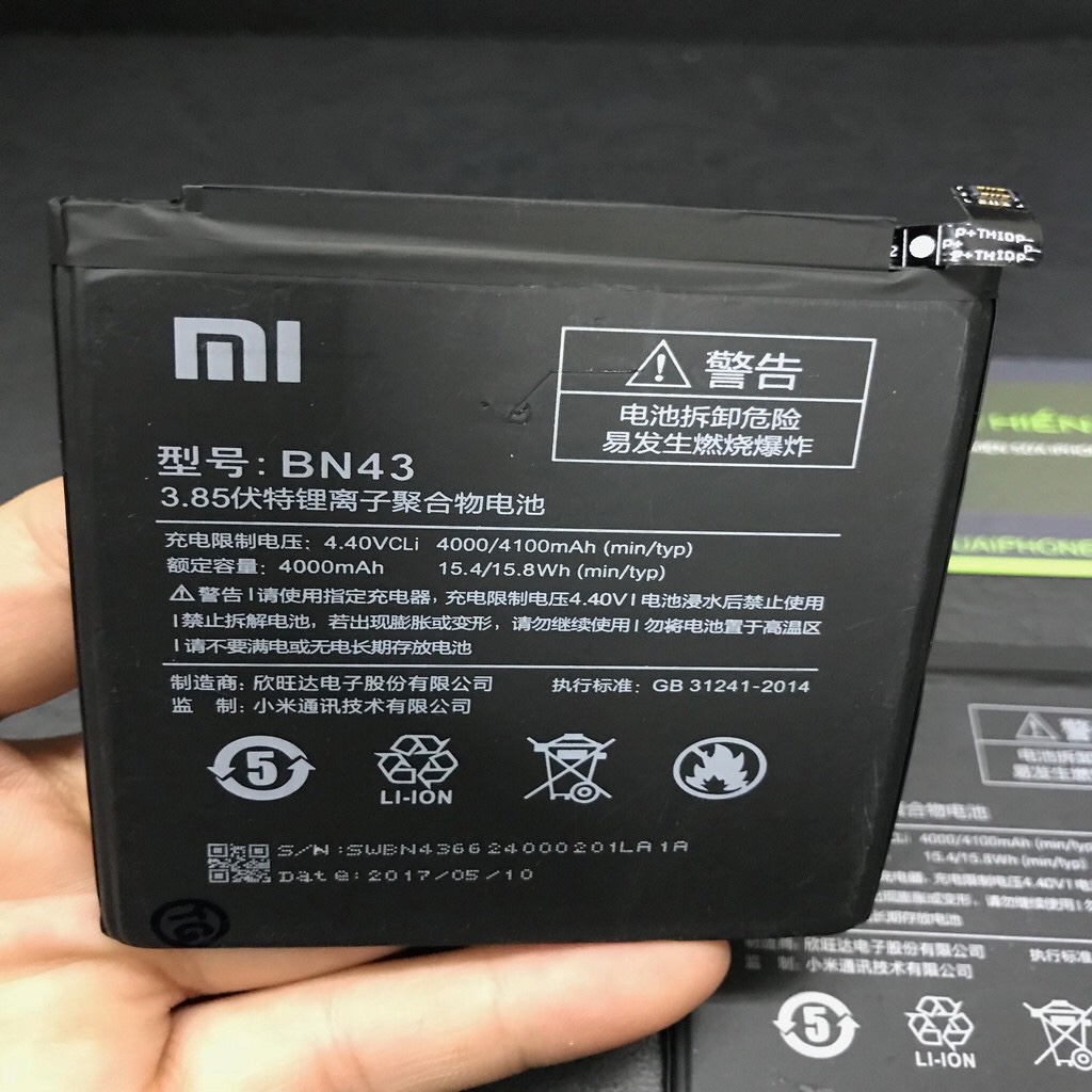 Pin Xiaomi Redmi Note 4x BN43