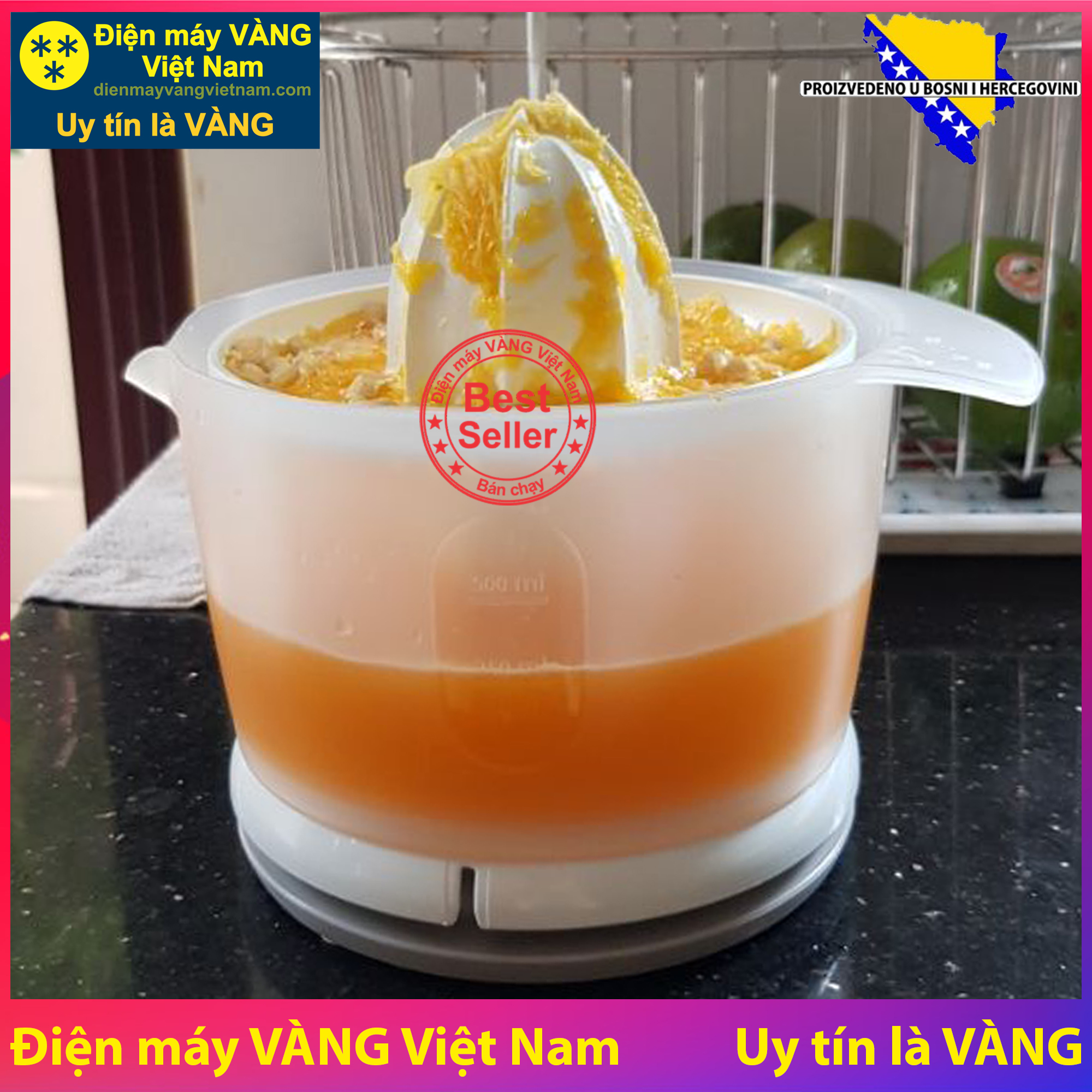 Máy vắt cam Philips HR2738 (Trắng) - Hàng nhập khẩu