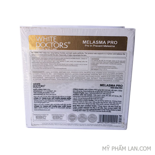 [HCM]WhiteDoctors – Kem Đặc Trị Nám thể nặng 40ml