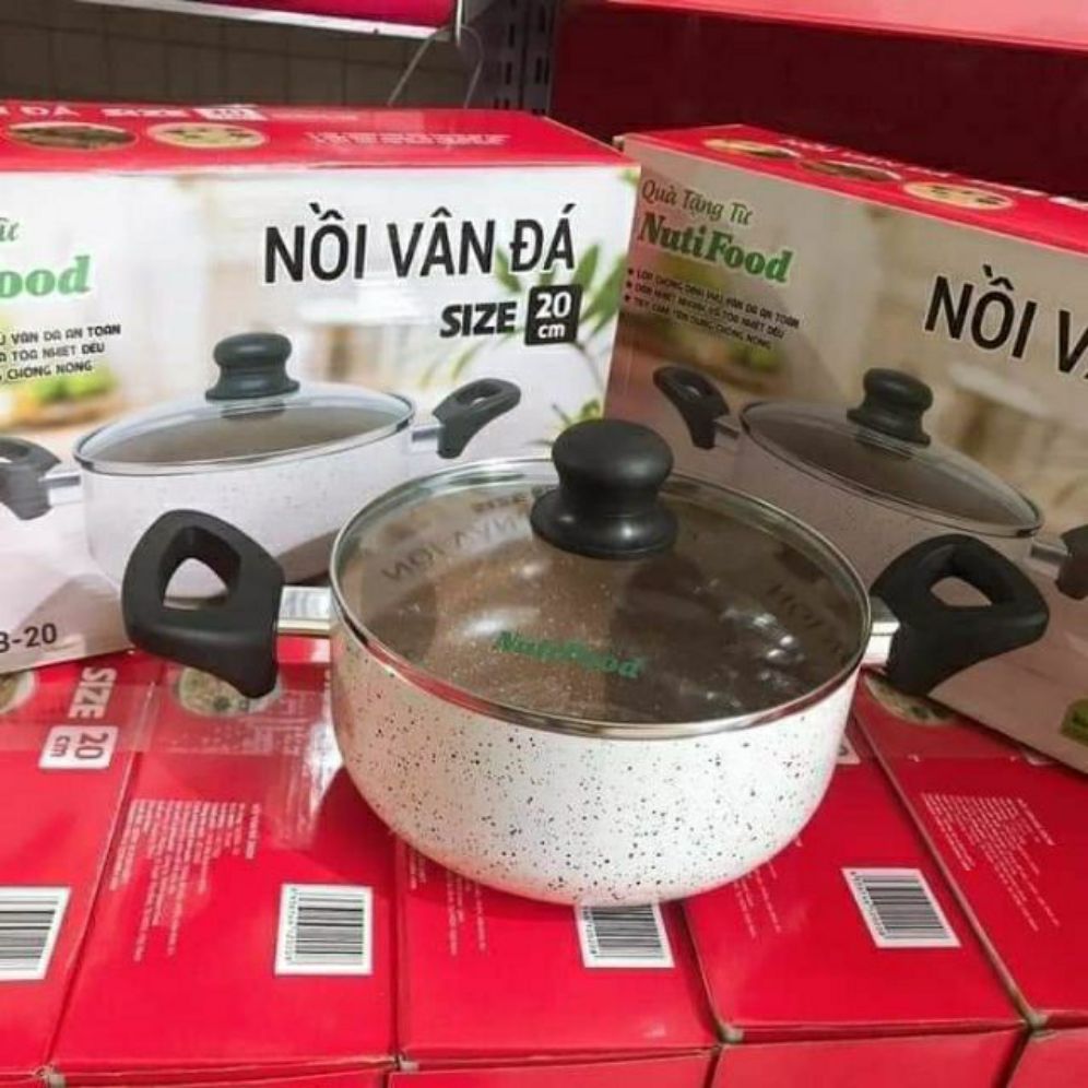 [HCM]????Nồi vân đá 20cm - Quà tặng sữa nuti.