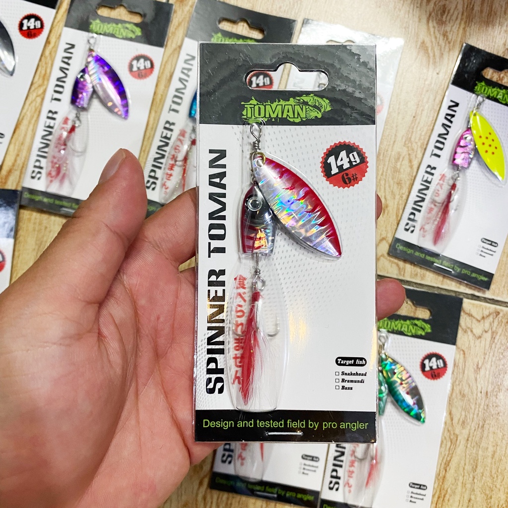 Mồi lure Toman Spinner 14gr