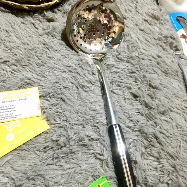 Vá muỗng múc lỗ inox