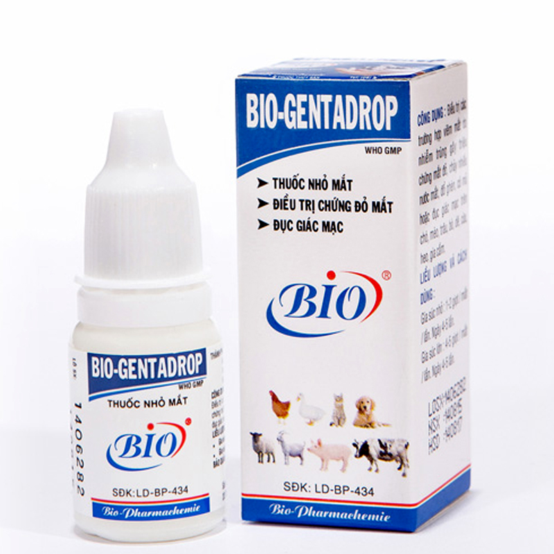 [HCM]Combo 5 chai nhỏ mắt Bio Gentadrop 10ml - 79205