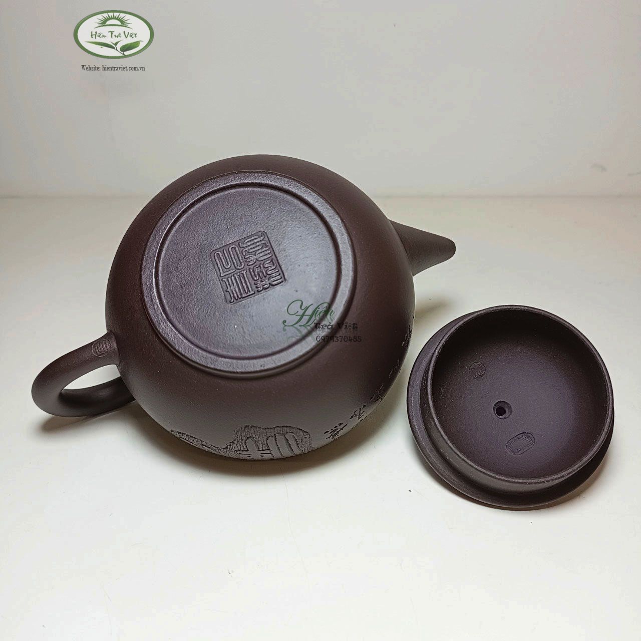 MS 196 Ấm tử sa Nghi Hưng thủy bình 250ml (khoáng tử nê)