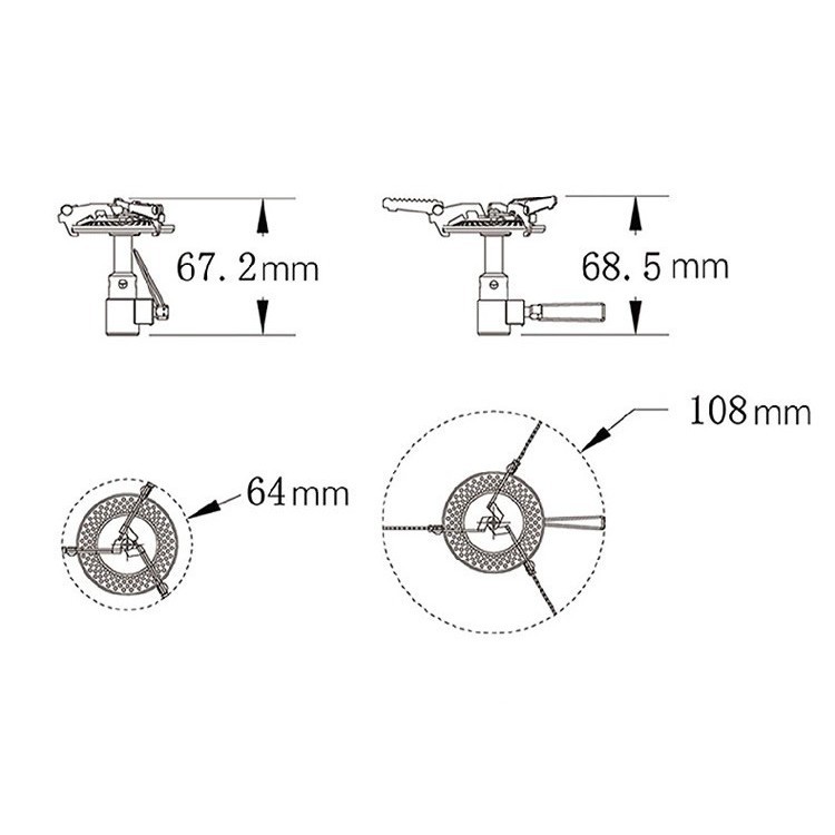 Bếp gas siêu nhẹ Titanium Fire Maple FMS-116T