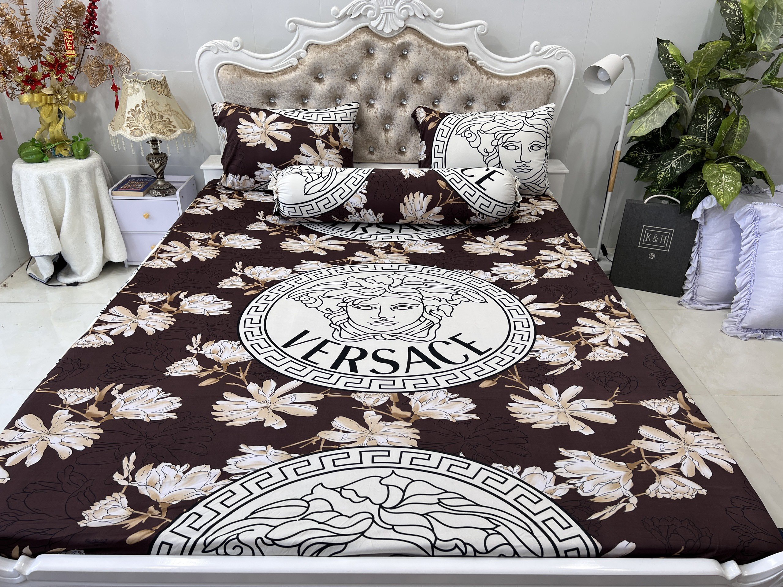 (1M2*2M) Bô drap ga thun Hàn quốc Van phát không mền