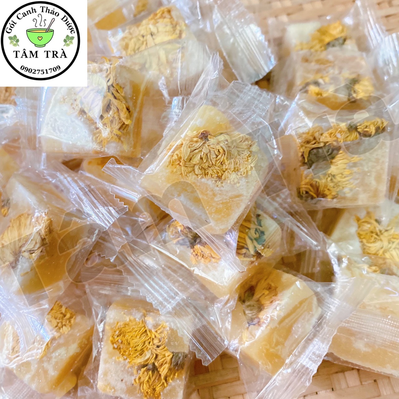 Trà Viên Hoa Cúc Đường Phèn Mật Ong -100gram