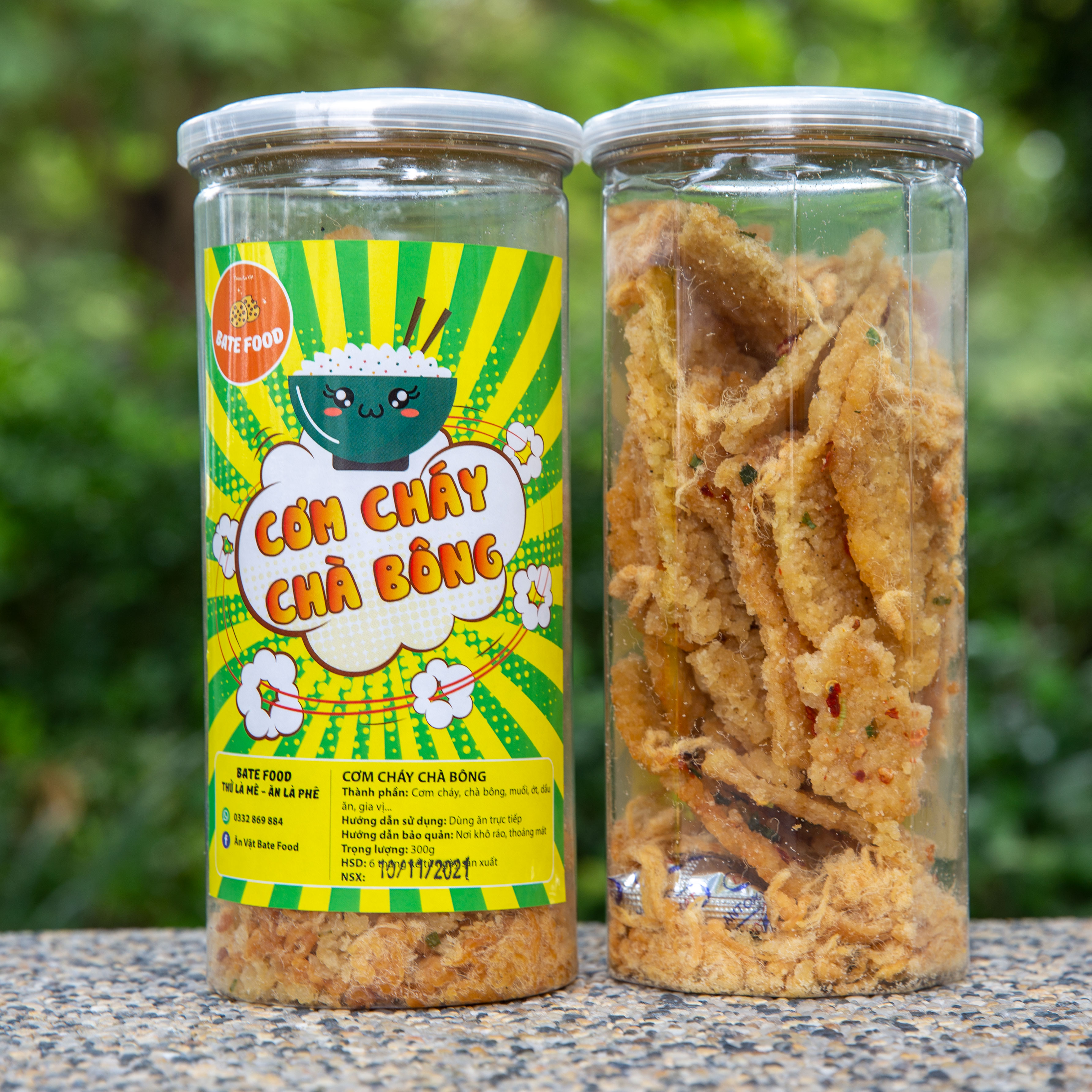 Cơm Cháy Lắc Chà Bông 300g Siêu Ngon Đồ ăn vặt