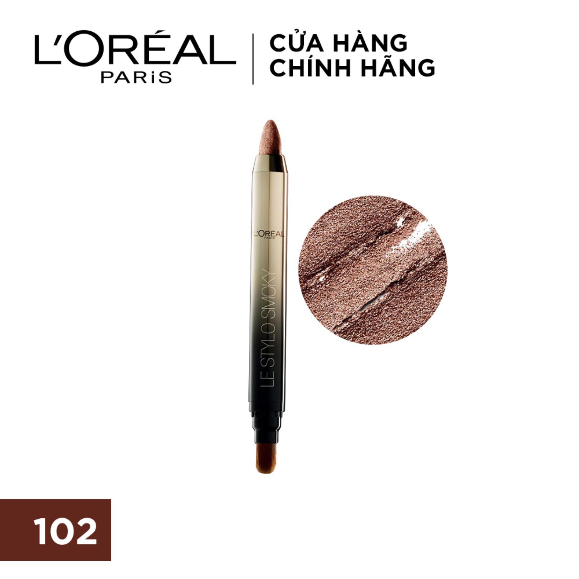Bút sáp vẽ mắt 2 đầu LOreal Paris Le Stylo Smoky Shadow stick 1.5g tốt nhất