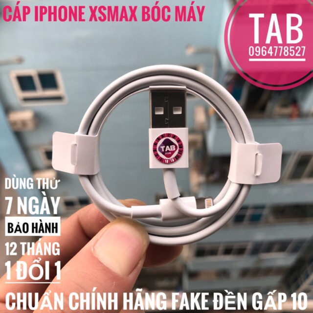 Cáp IP Lightning Z in Bóc Máy Chính Hãng - Bảo Hành 12T