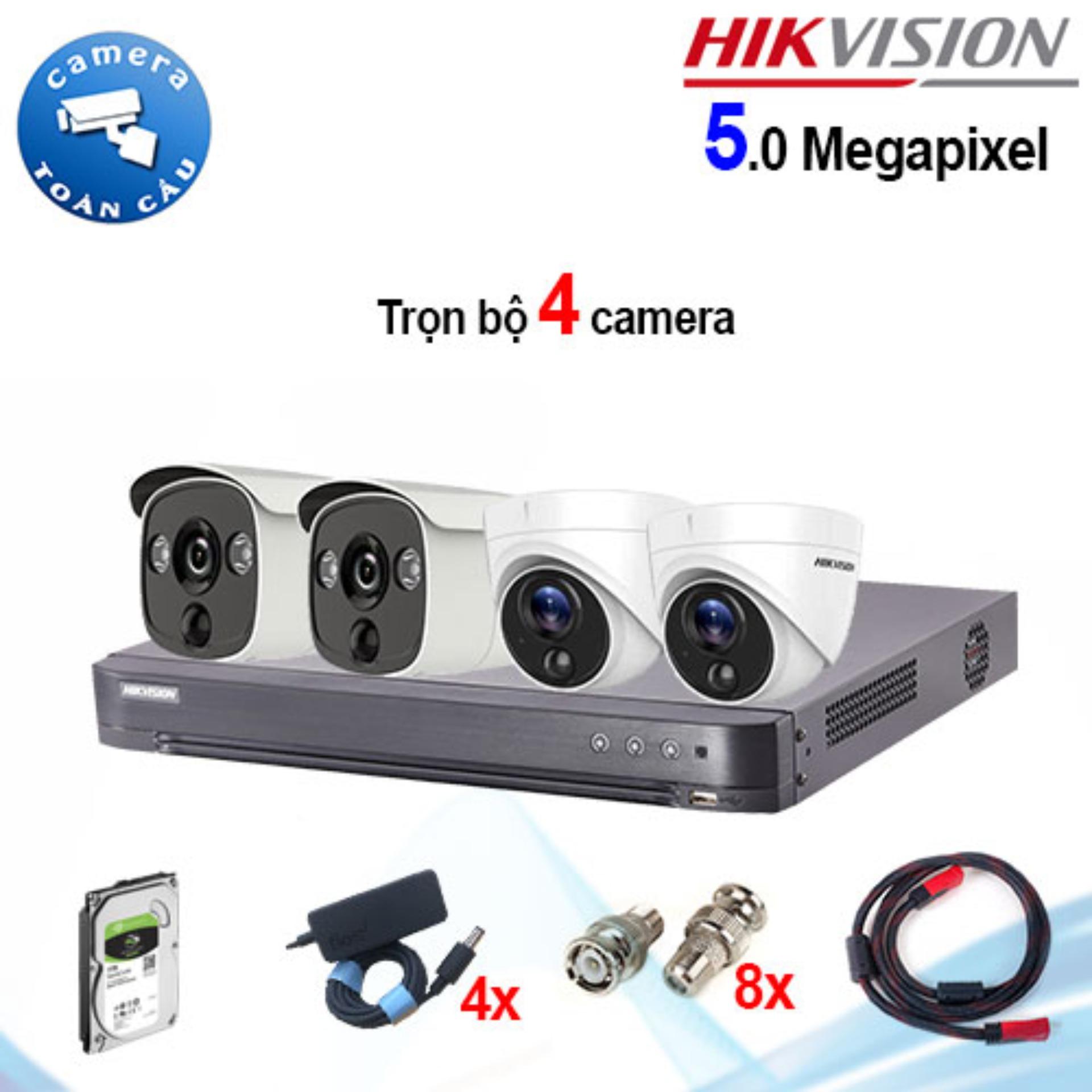 >> BÁO GIÁ ĐẦU GHI 4 KÊNH HIKVISION DS-7204HUHI-K1/UHK - CAMERA TOÀN CẦU | Shopee Lazada Sendo Tiki mới nhất 60 Trọn bộ 4 camera Hikvision DS-2CE12H0T-PIRL (5MP) + DS-2CE71H0T-PIRL (5MP) + đầu ghi 4 kênh DS-7204HUHI-K1