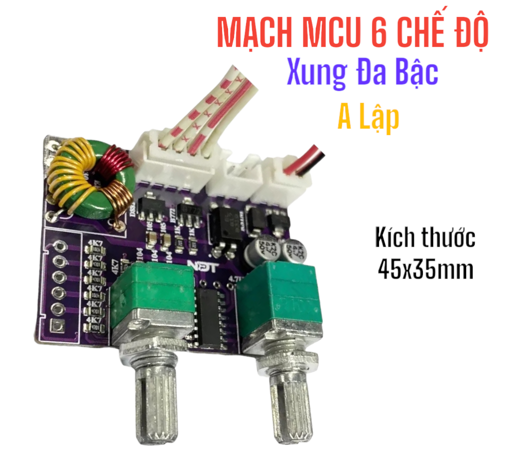 Boar mạch MCU 6 chế độ xung đa bậc