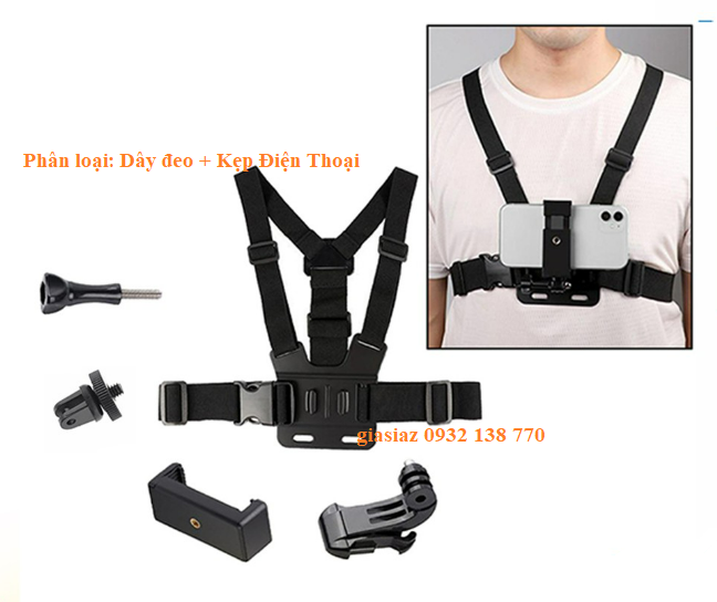 [HCM]✔️ Dây Đeo Ngực Cho Điện Thoại Quay Phim Độc Đáo