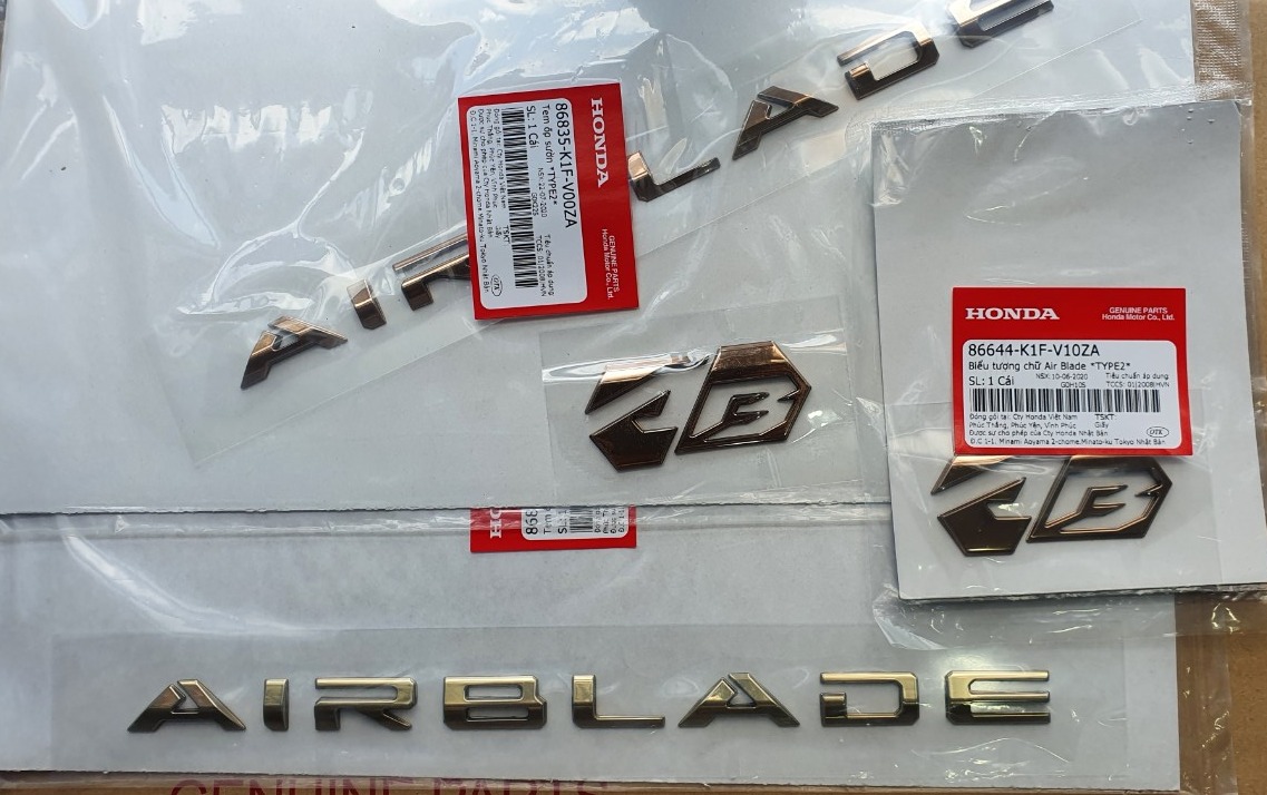 [HCM]BỘ TEM NỖI HONDA AIRBLADE 2020