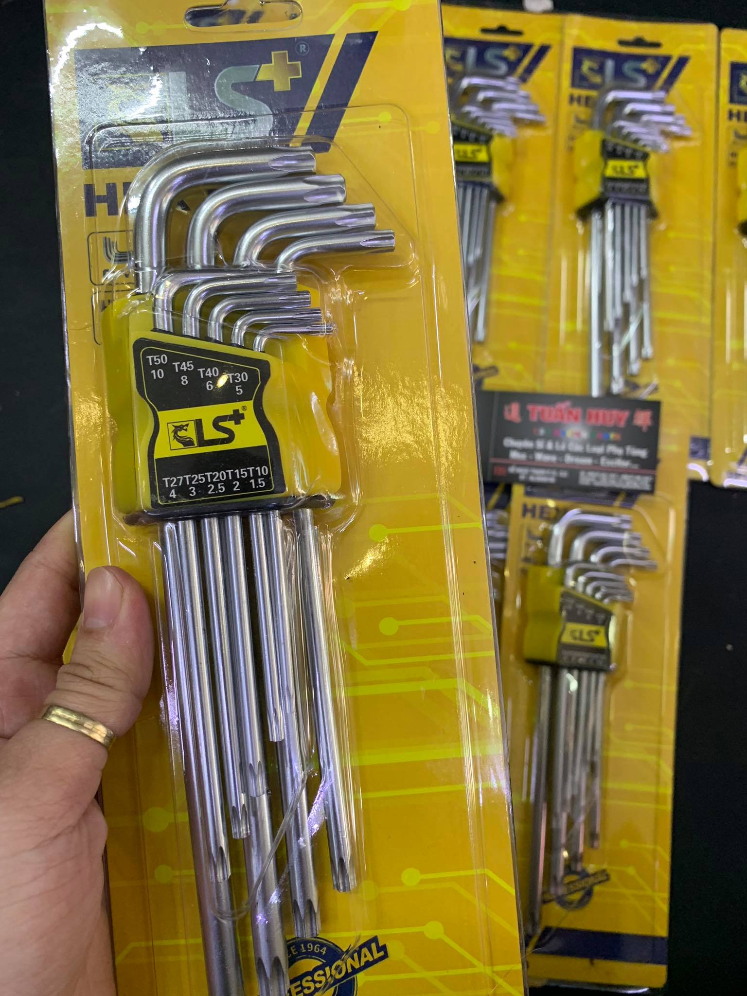 [HCM]Bộ Lục giác bông   lục giác HEX KEY vặn cho ốc Salaya  ốc Titan Gr5