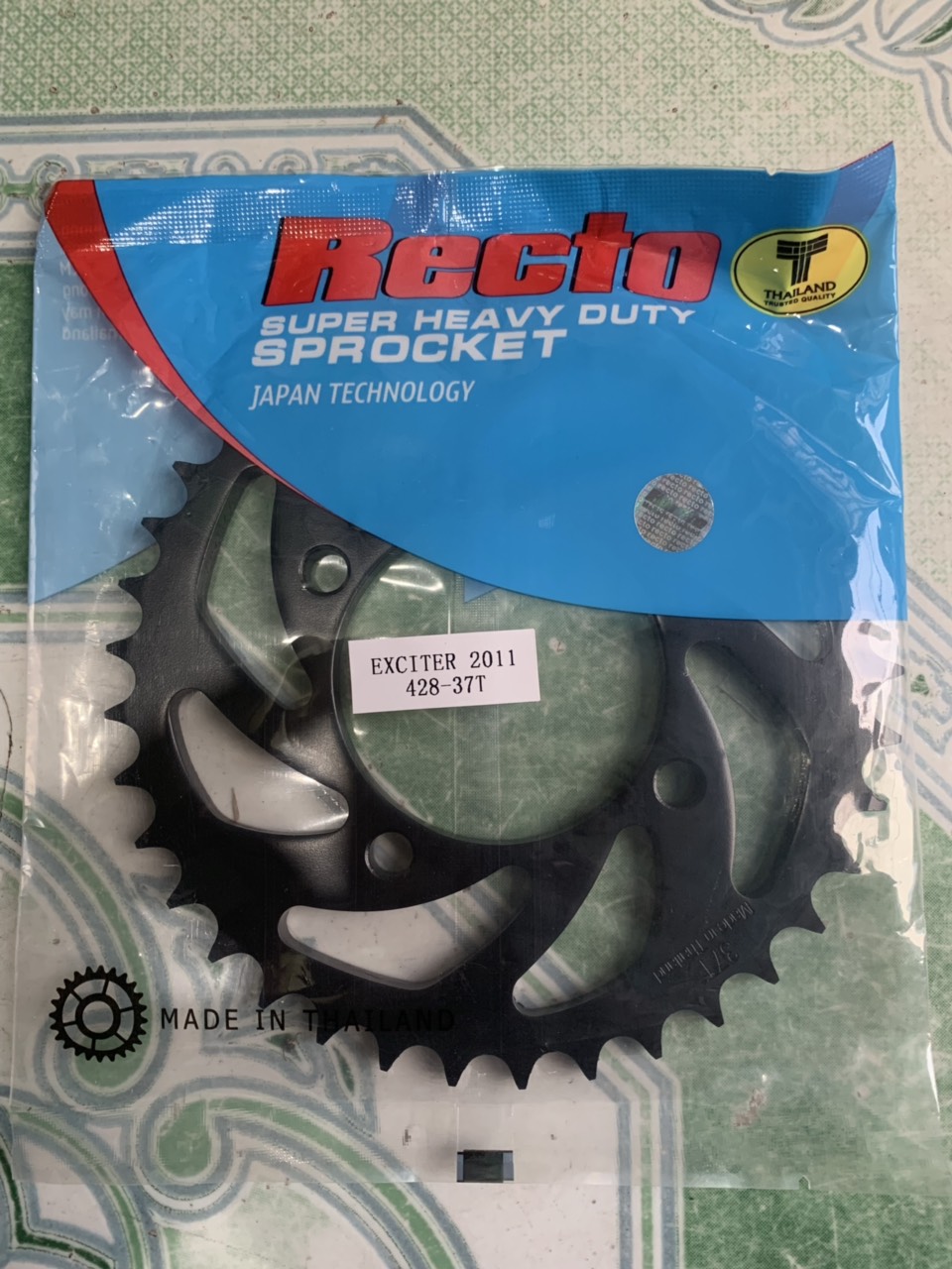 Dĩa 37T xe exciter 135 hiệu recto