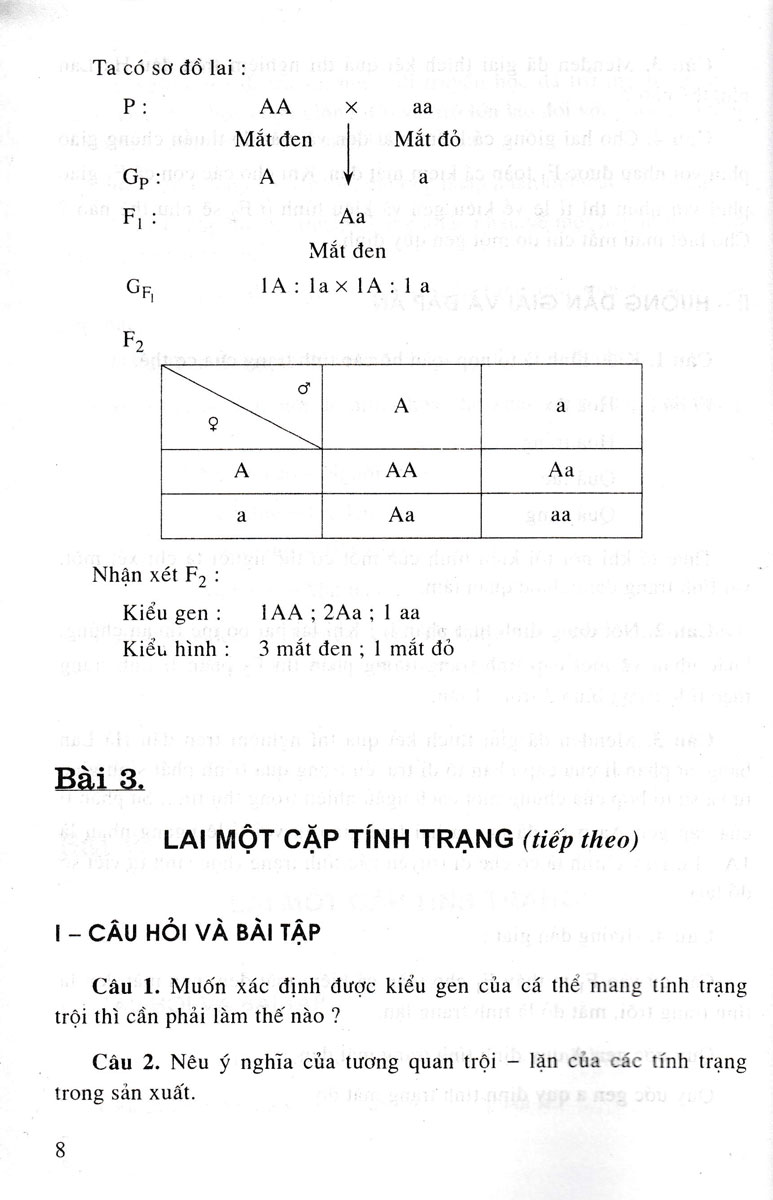Giải Bài Tập Sinh Học Lớp 9