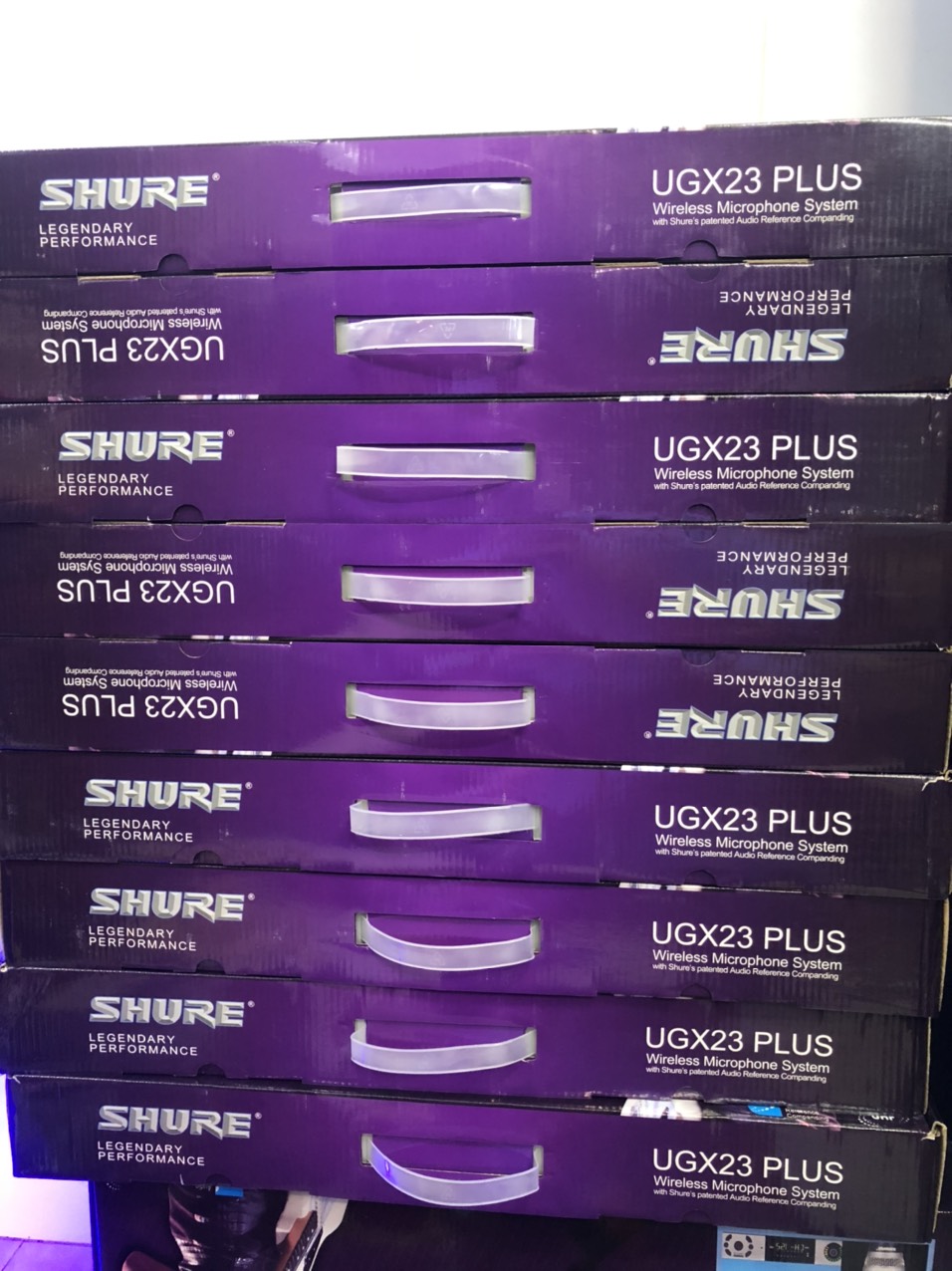 Micro không dây Shure UGX 23Plus, Micro karaoke tiếng nhẹ ít hú,BH 12 THÁNG