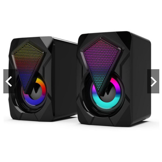 Loa Vi Tính Mini Có Led, Kiêm Đèn Ngủ