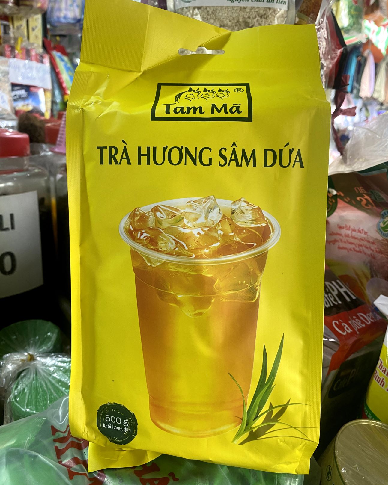 Hồng Trà - Trà Lài - Sâm Dứa TAM MÃ 500g