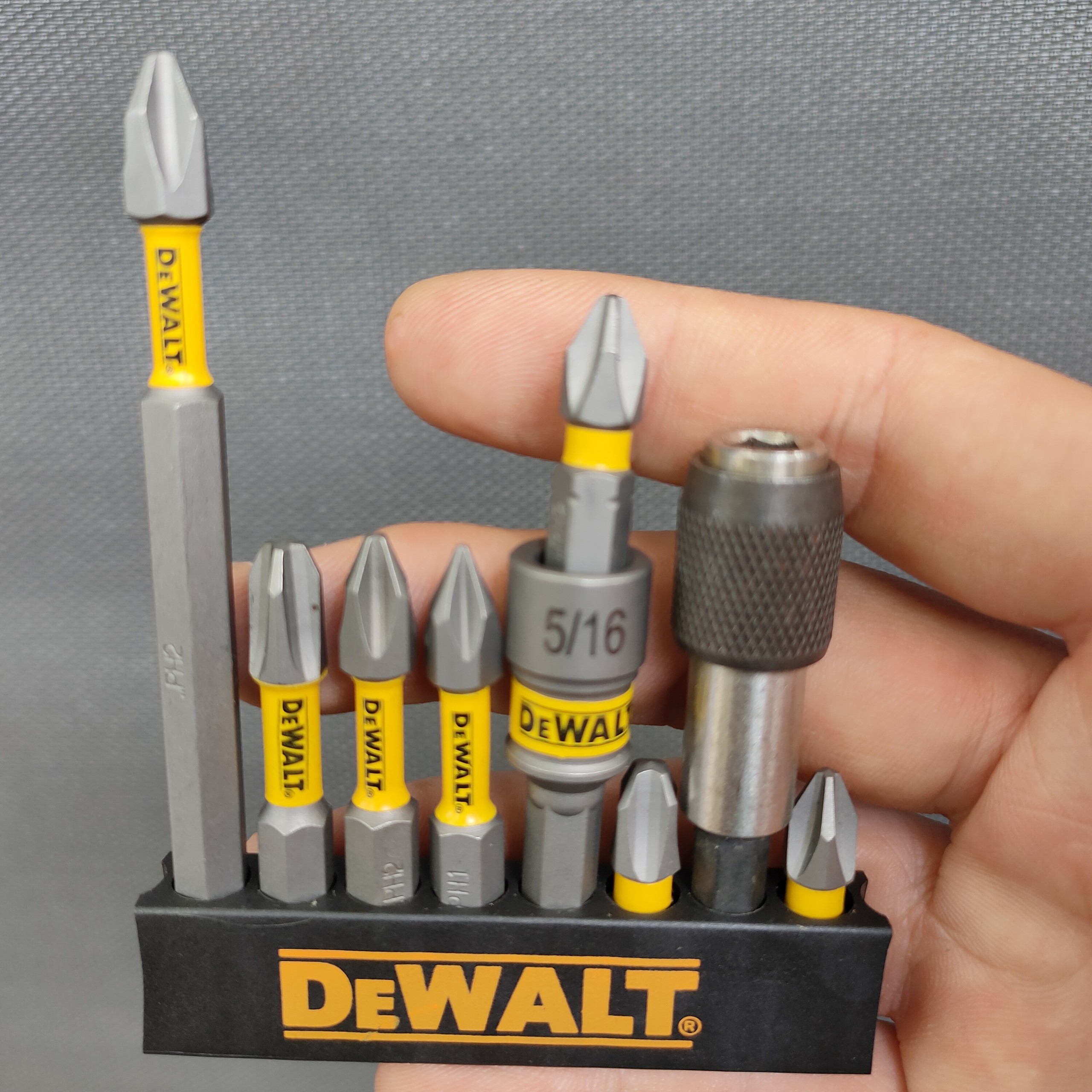 [HCM]Combo Mũi Vít Dewalt Socket ( Loại Thép Đen )