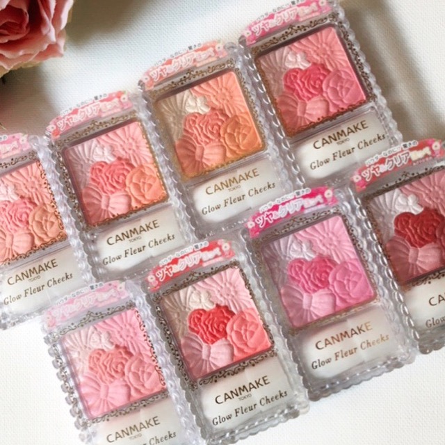 Phấn má hồng rạng rỡ Canmake Glow Fleur Cheeks Nhật Bản