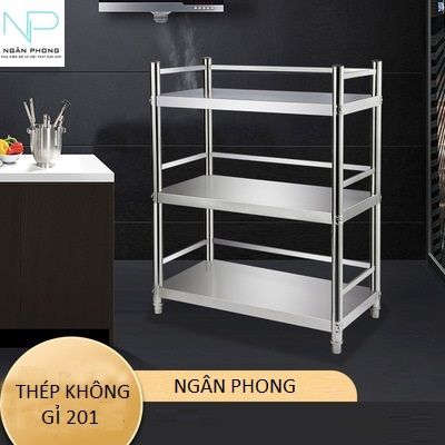 KỆ BẾP LẮP RÁP INOX 201- MÂU BG61