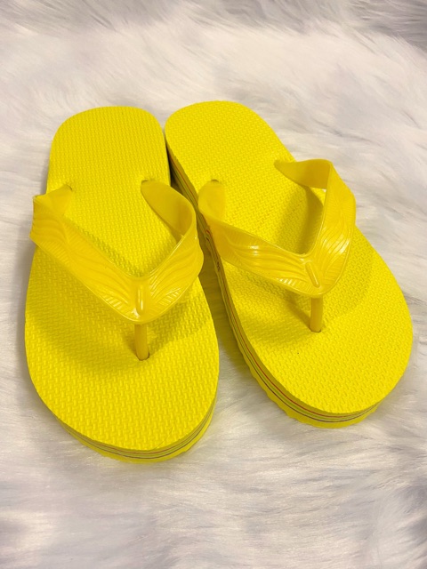 DÉP LÀO ĐẾ CAO DÀY 2CM [MÀU NGẪU NHIÊN]