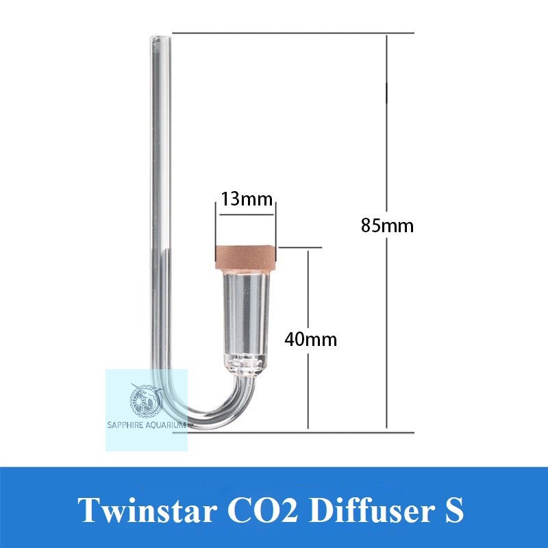 Sủi CO2 thủy sinh Twinstar CO2 Diffuser - Size S