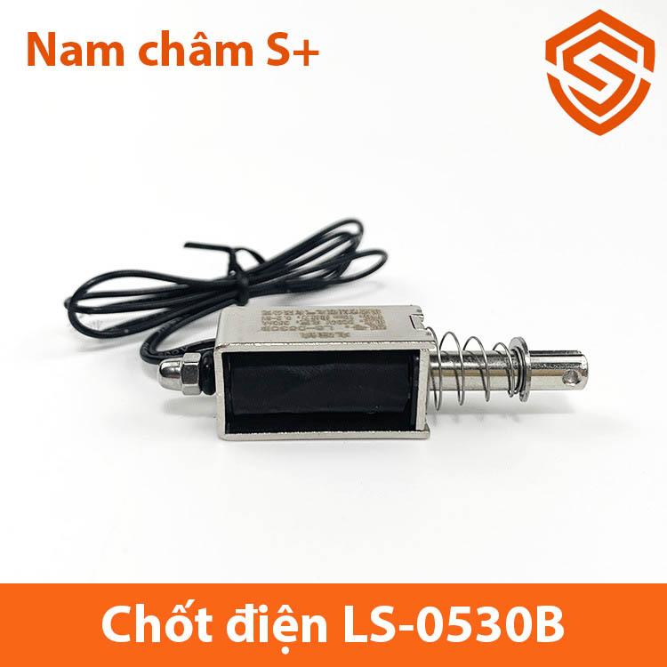 Khóa cửa nam châm điện LS-0530B 12V 24V (chốt điện)