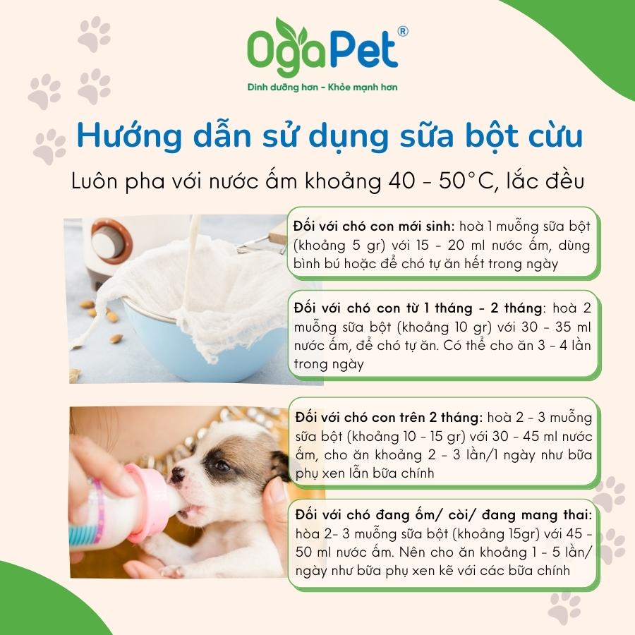 [Nhập RS0822 giảm 30k cho đơn 99k]Sữa bột cừu dinh dưỡng cho chó hộp 400g