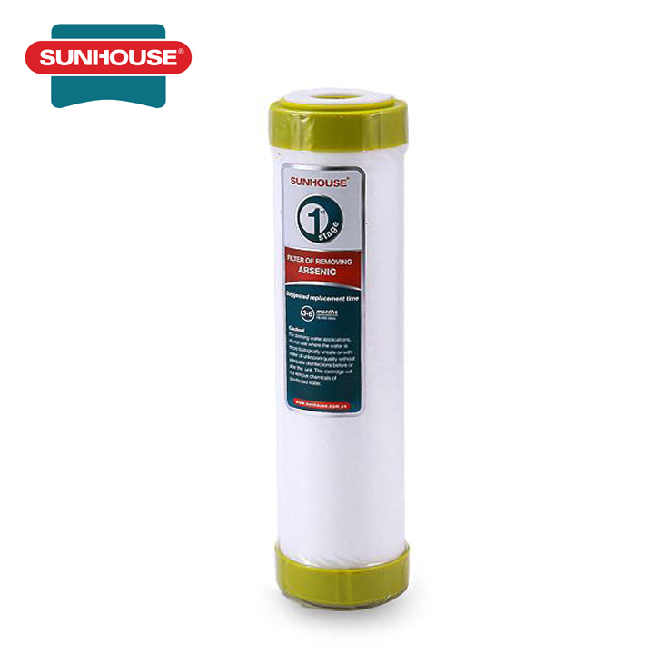 Lõi lọc Sunhouse số 1 (PP 5 Micron) SHRLL1, Lõi lọc nước Sunhouse, Lõi lọc nước số 1, Cấu tạo từ sợi Polypropylene, Ngăn chặn bẩn, bùn đất, rỉ sét, các tạp chất thô, kim loại nặng kích thước ≥ 5µm, thời gian thay thế 3-6 tháng