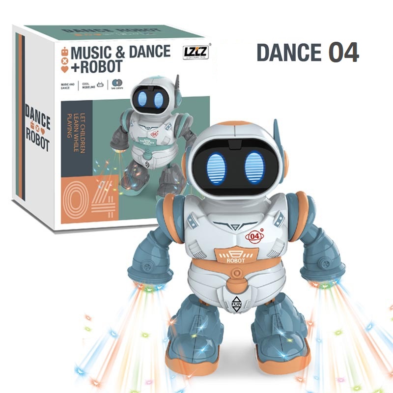 Robot đồ chơi thông minh, đồ chơi robot thông minh Rotating & Dance