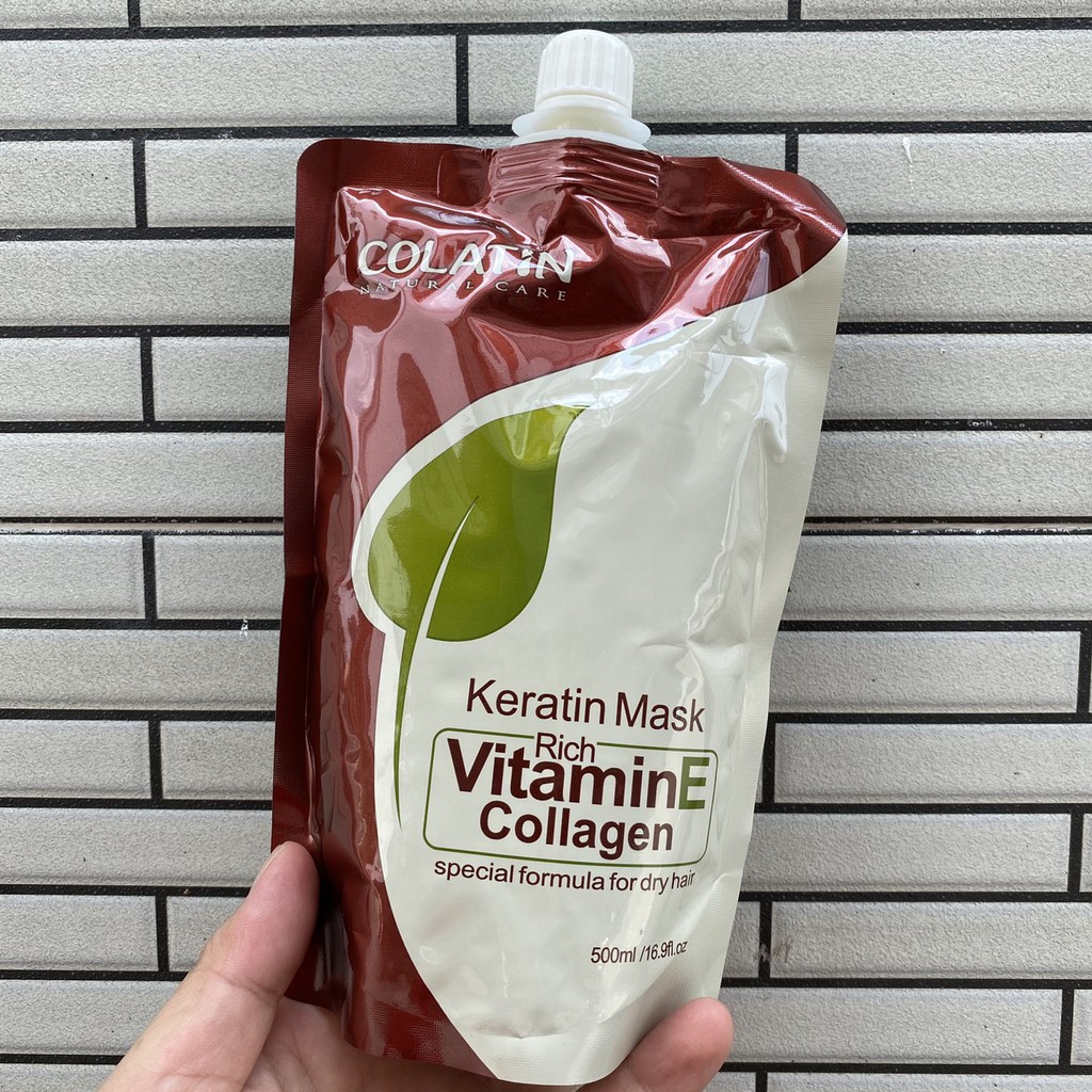 Steaming (Hair Conditioner) for damaged, dry hair Colatin Collagen Keratin Mask 500ml