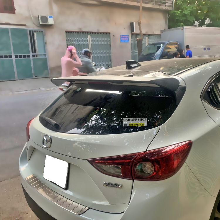 Đuôi gió Thể thao mazda3,mazda2 Hatchback , Cộc Lắp Được Cho Tất Cả Các Đời