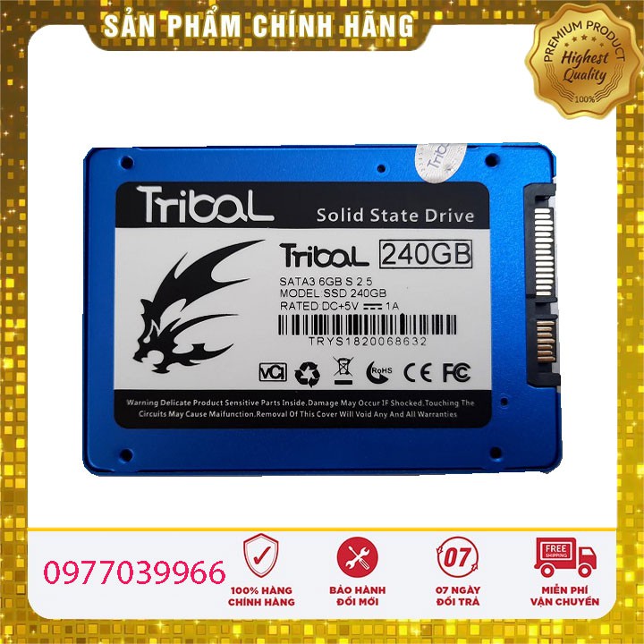 Ổ cứng ssd 240gb và 120gb tribal