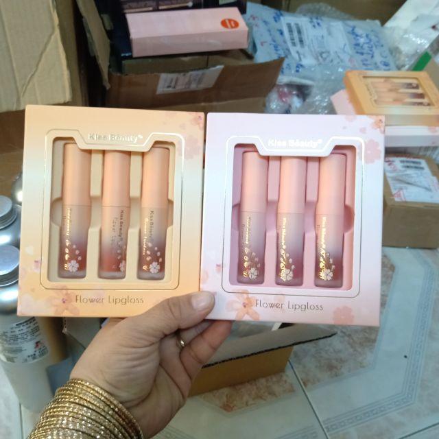 Set 3 cây Son Kem Kiss Beauty