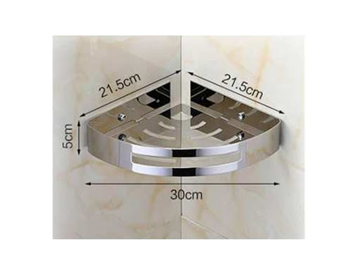 KỆ GÓC NHÀ TẮM INOX 1 TẦNG
