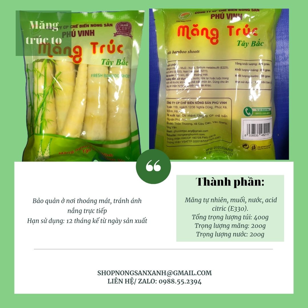 Măng Trúc To (gói 200g) - 00018