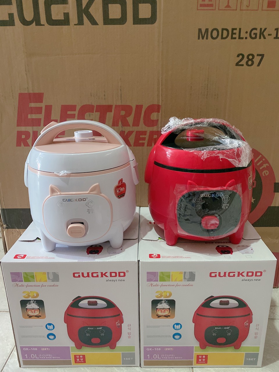 Nồi cơm điện cuckoo gk-108 dung tích 1l, kiểu dáng sang trọng