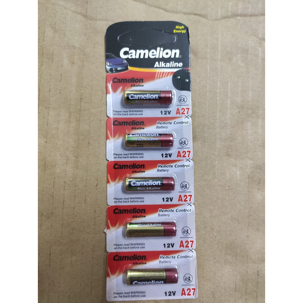 Pin Camelion Alkaline 12v A27 và A23 sử dụng cho remote xe máy , cửa cuốn