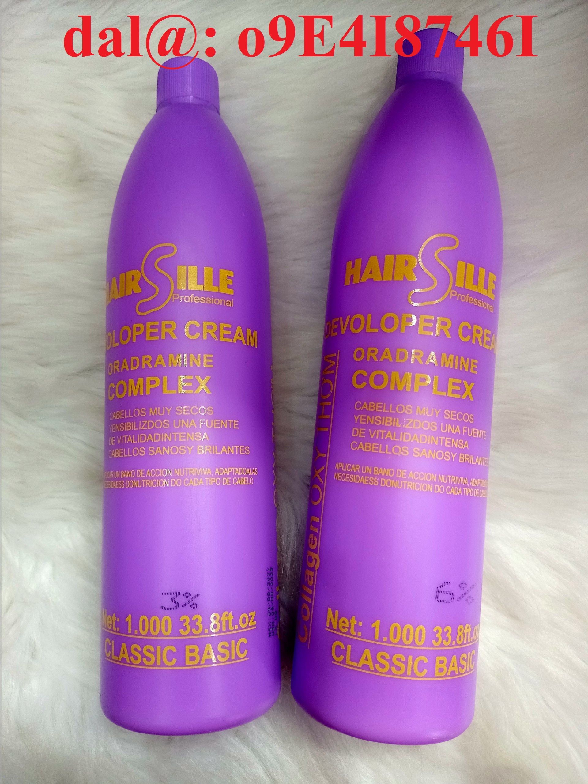 Oxy thơm trợ nhuộm Hair Sille 900ml