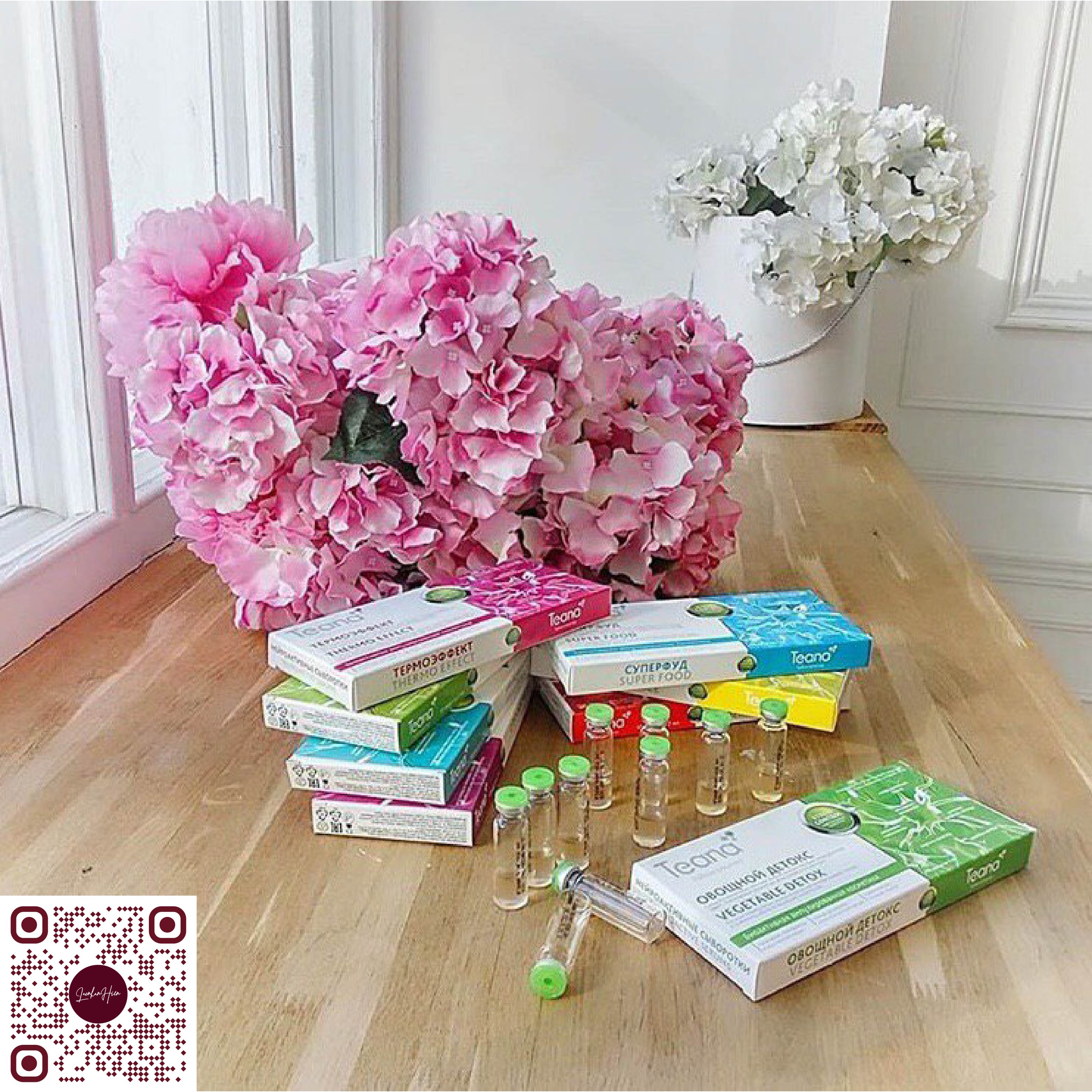 HỘP 10 ỐNG TINH CHẤT TRẺ HÓA DA TEANA D7 ELASTIN