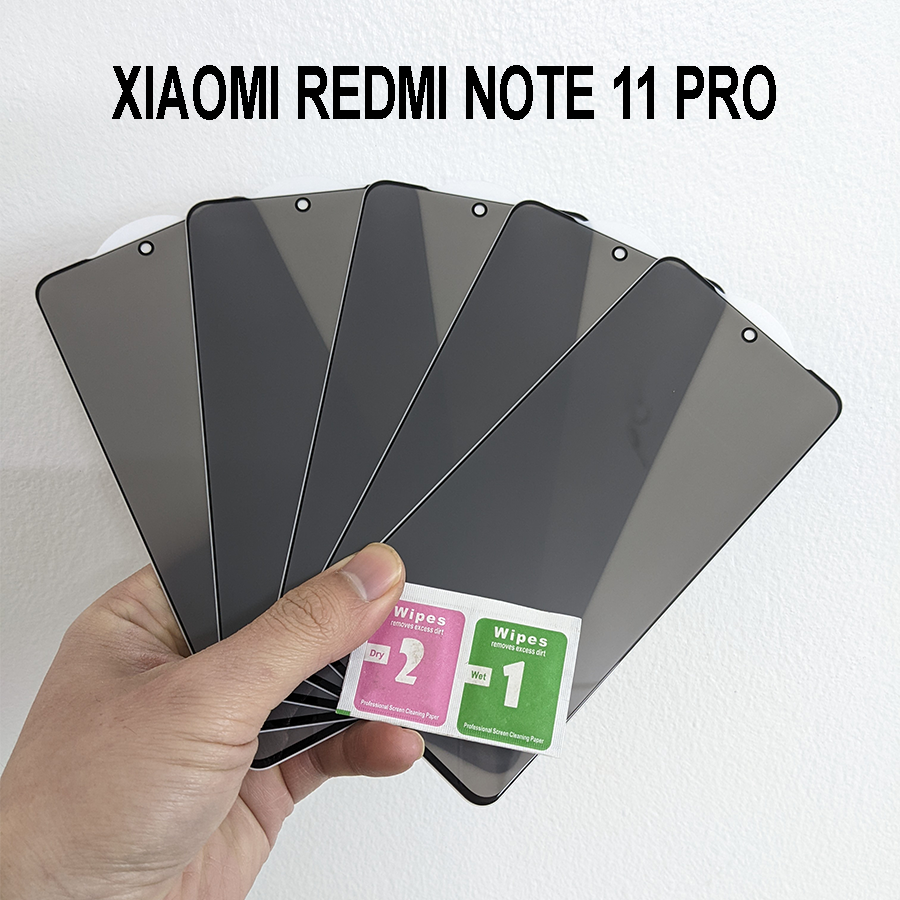 Dán kính chống nhìn trộm Xiaomi Redmi Note 11 Pro