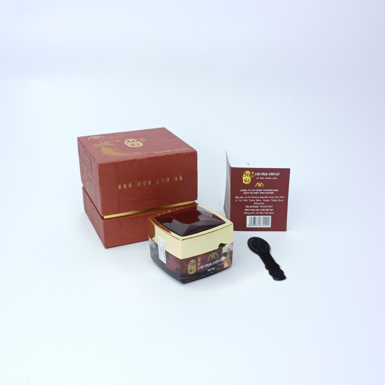 Cao Mụn Sâm Đỏ 36 vị Meea Organic 15g - Làm Mờ Thâm, Căng Bóng Da