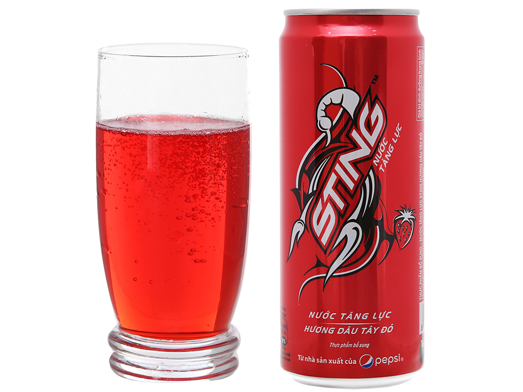 Thùng Sting Dâu 24 Lon X 330ml