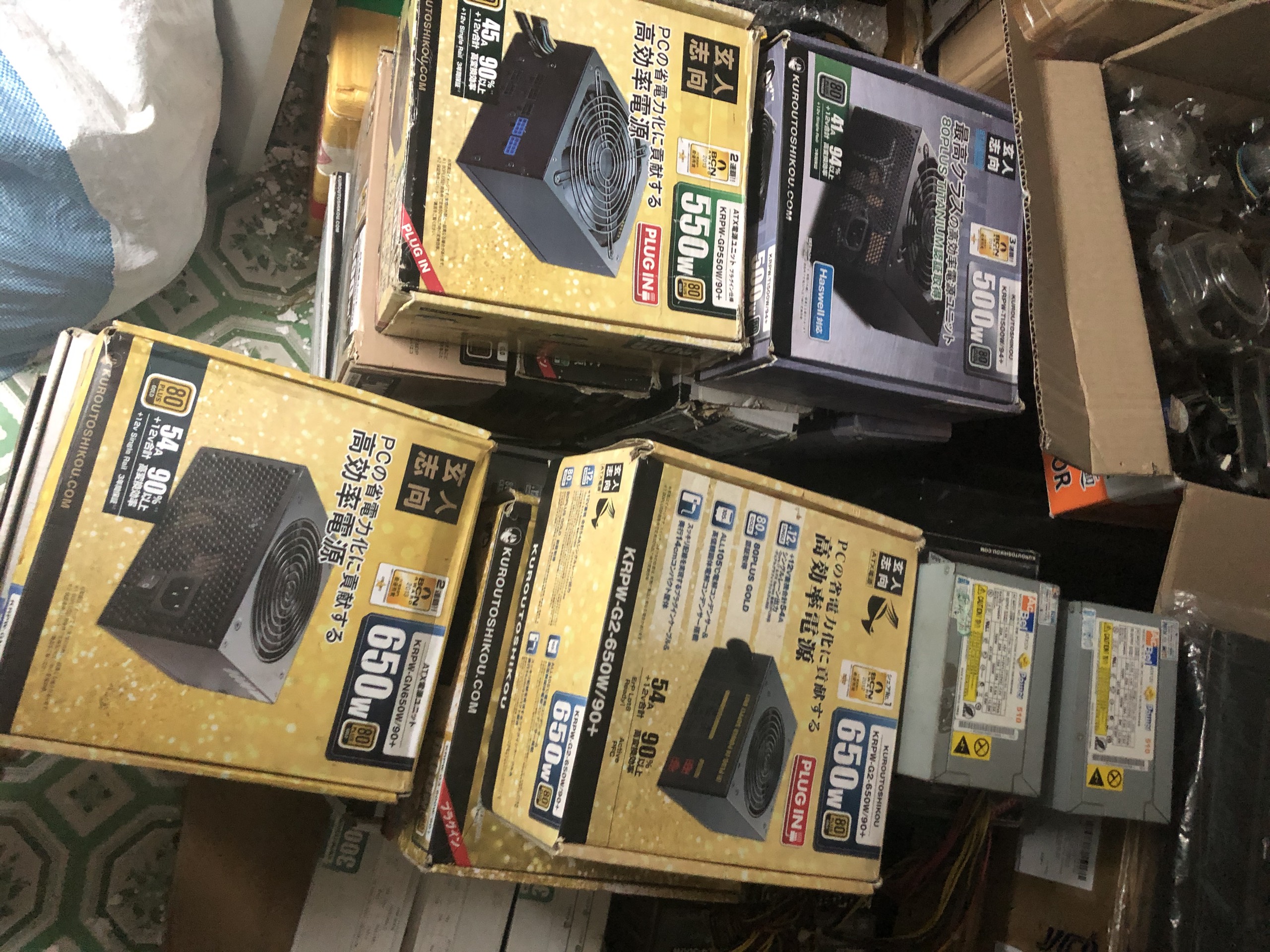 Nguồn công suất thực 450w, 500w, 550w, 600w, 650w cho máy tính để bàn, máy tinh gaming, máy đồ họa