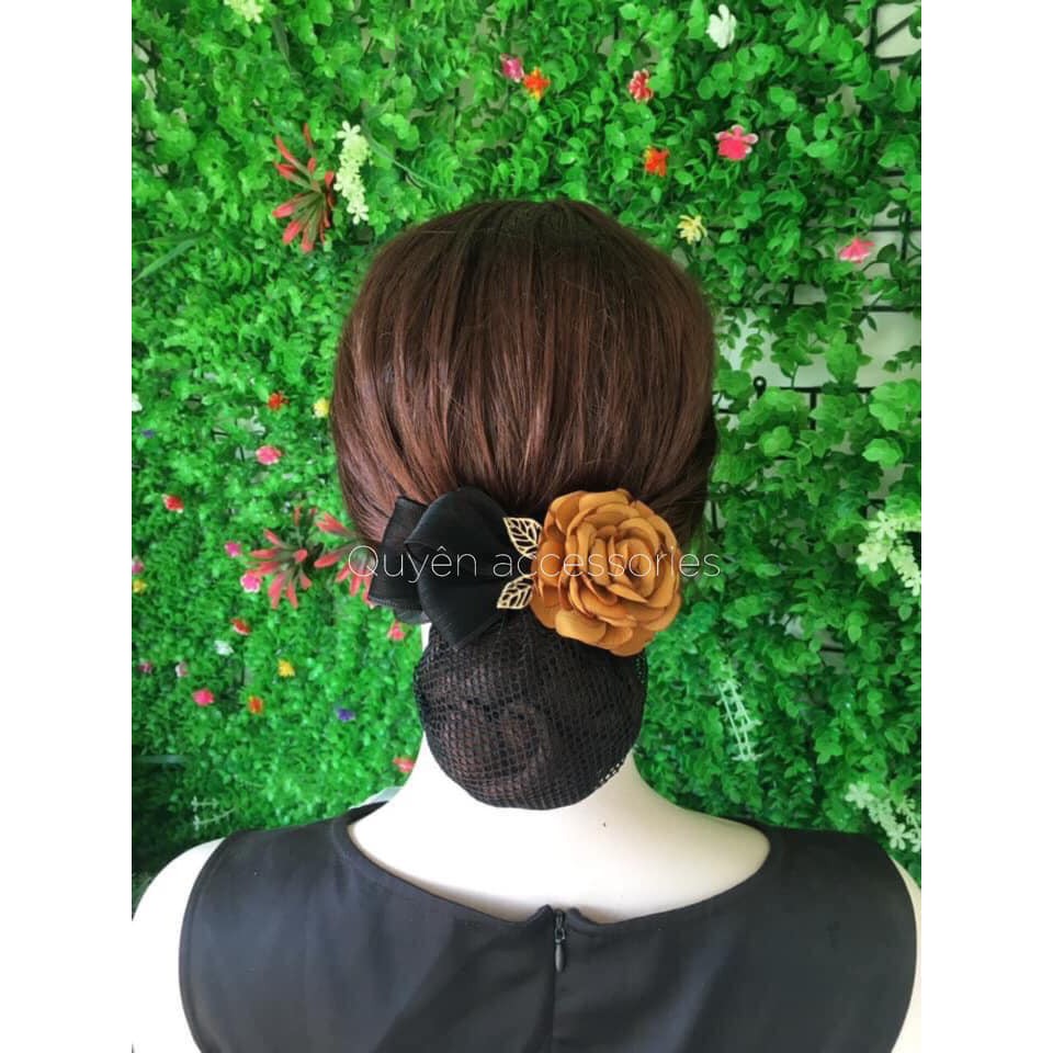 [Ảnh thật] Kẹp búi tóc giá rẻ/ Phụ kiện thời trang/ Phụ kiện tóc/ KẸP TÓC BÚI ĐÍNH HOA