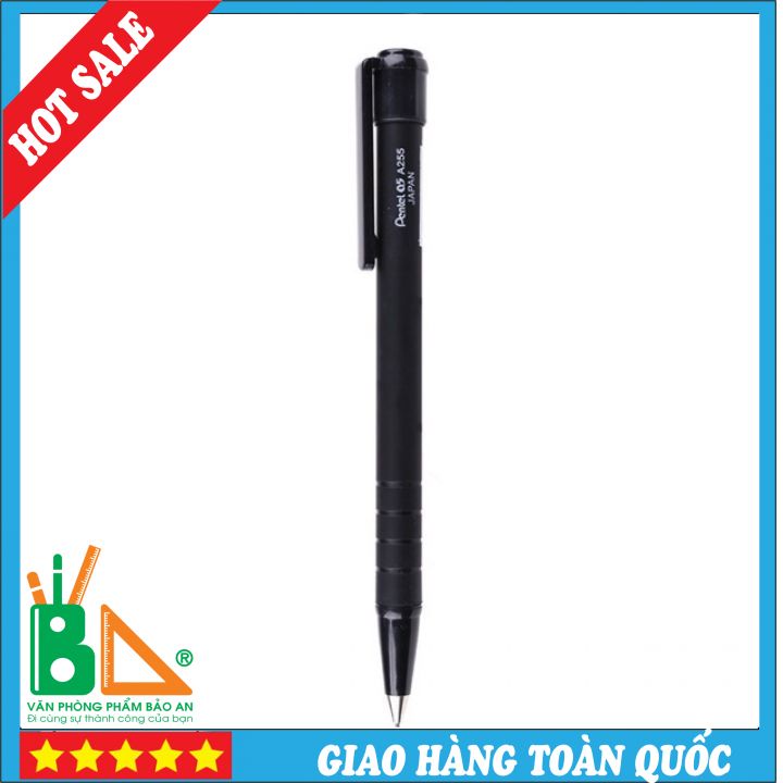 Bút chì kim bấm pentel a255 ngòi 0.5mm tiện lợi