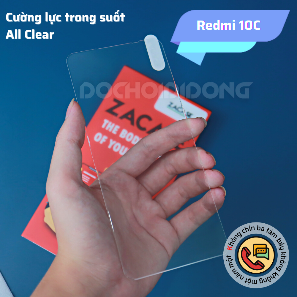 Miếng dán cường lực Xiaomi Redmi 10C Zacase